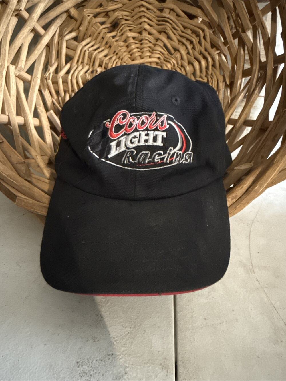 Vintage Y2K Coors Light Racing Hat Cap Sterling Martin #40 One Size NASCAR Race